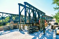 Exército monta ponte militar em apoio à população de Foros do Mocho