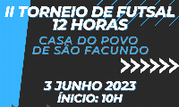 Inscrições abertas para II Torneio de Futsal 12 horas em São Facundo