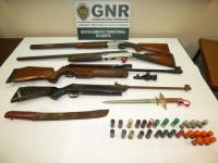 GNR de Castelo Branco apreendeu seis armas na Sertã