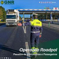 GNR fiscaliza transporte de mercadorias e passageiros em pesados no âmbito da RoadPol