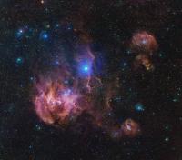 Nova imagem do ESO de 1,5 mil milhões de pixels mostra a Nebulosa da Galinha Corredora com um detalhe sem precedentes