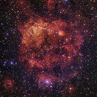 Nebulosa do «gato sorridente» capturada em nova imagem do ESO