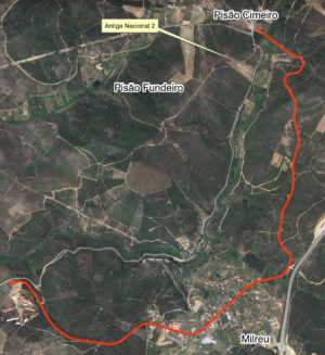 Vila de Rei: Antiga Estrada Nacional 2 cortada ao trânsito de 2 a 6 de setembro entre Casais da Pereira e cruzamento para Milreu