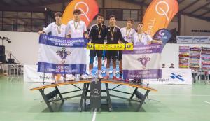 Tomás Rodrigues e Duarte Sobral são campeões nacionais de Teqball Jovem