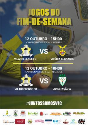 Equipas de infantis e iniciados do Vilarregense FC iniciam campeonatos em casa neste fim-de-semana