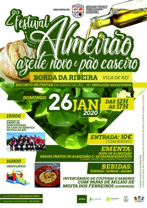 Borda da Ribeira recebe 2º Festival do Almeirão, Azeite novo e Pão caseiro este domingo (C/ÁUDIO)