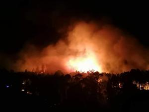 Incêndio noturno na Lapa (Sardoal) combatido por mais de 100 homens (EM ATUALIZAÇÃO)