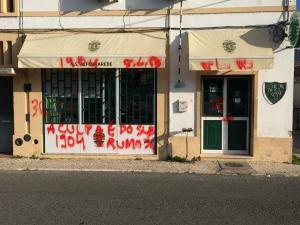 Abrantes: Núcleo Sportinguista de Alferrarede vandalizado durante a madrugada