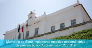 Sertã reforça medidas de prevenção ao novo coronavírus