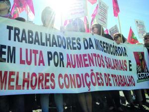 Trabalhadores de misericórdias em greve na sexta-feira por aumentos salariais