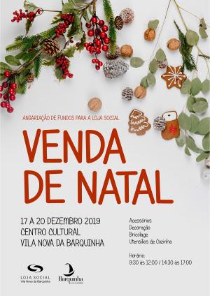 Loja Social de Vila Nova da Barquinha promove venda de Natal