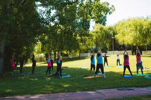 VN Barquinha: Yoga no Barquinha Parque